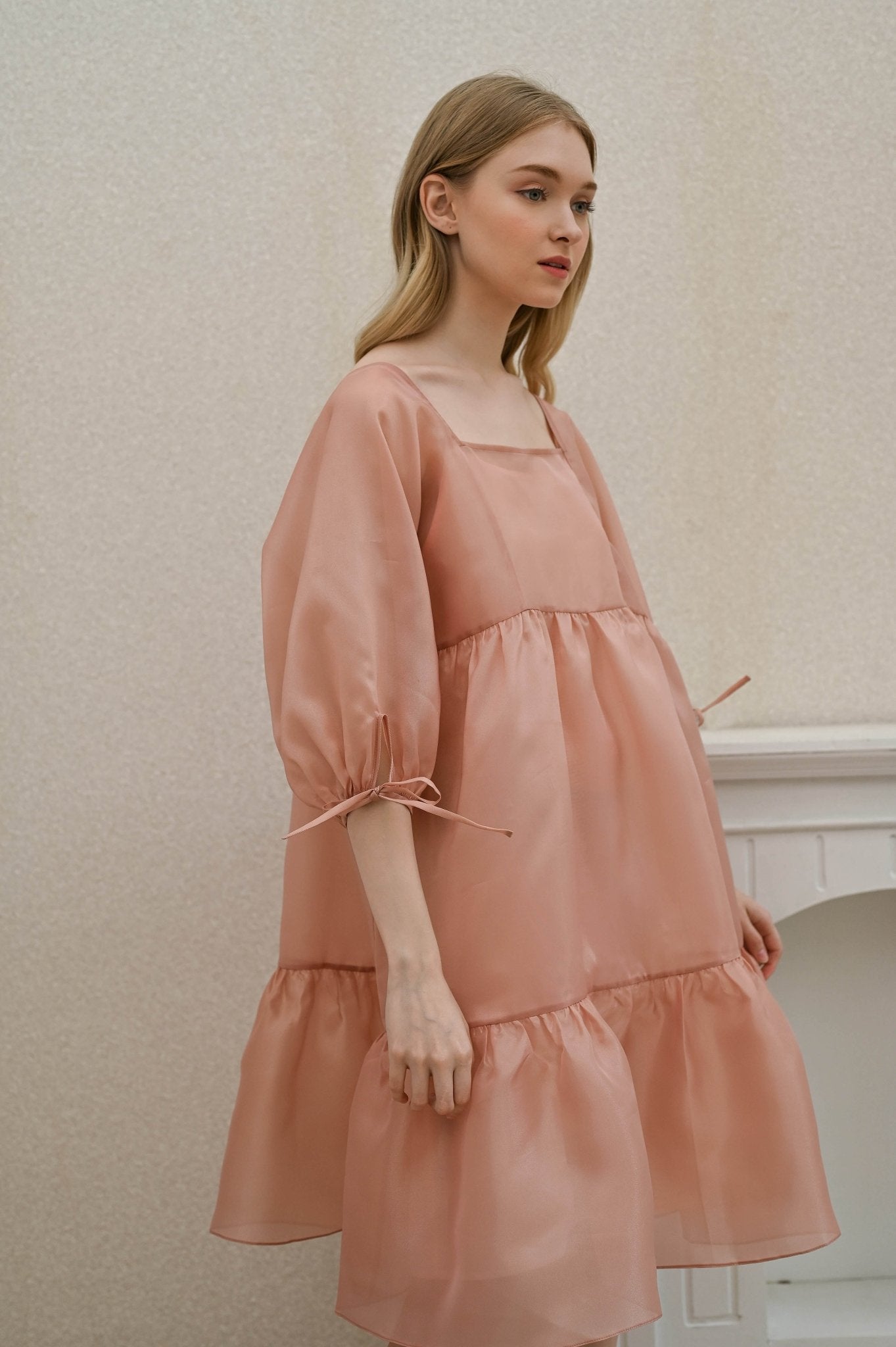 Jeanne Signature Dress - Pêche